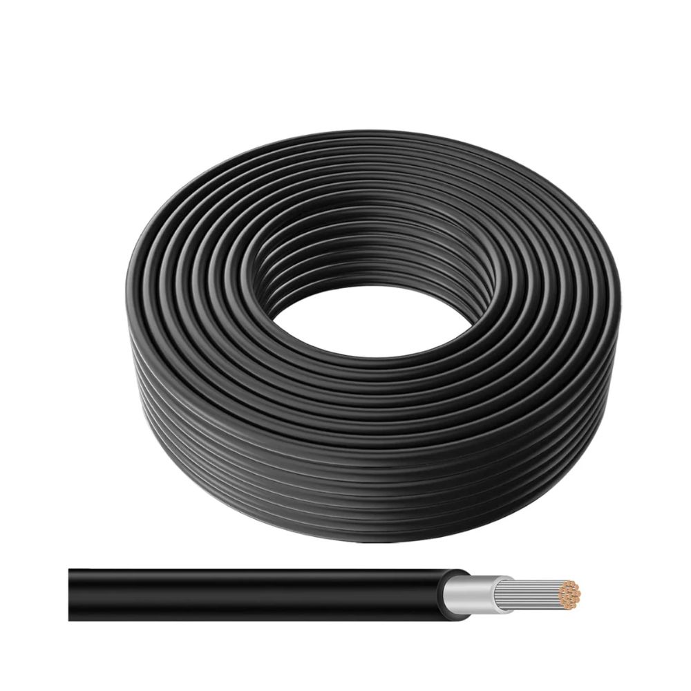 Cablu solar de cu protectie UV - negru