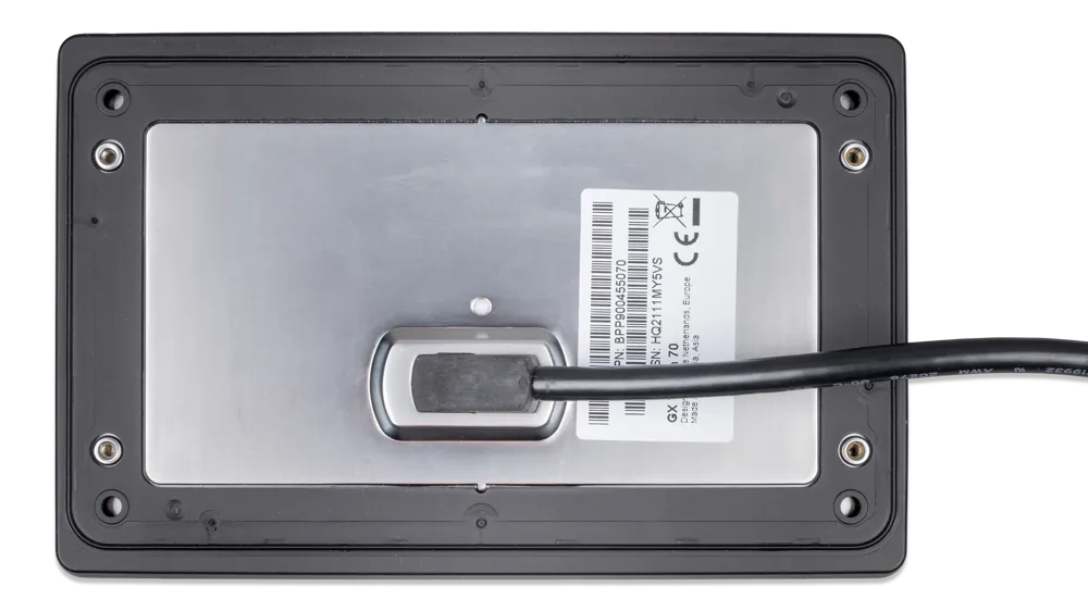 Victron Energy GX Touch 70 - backside mounted