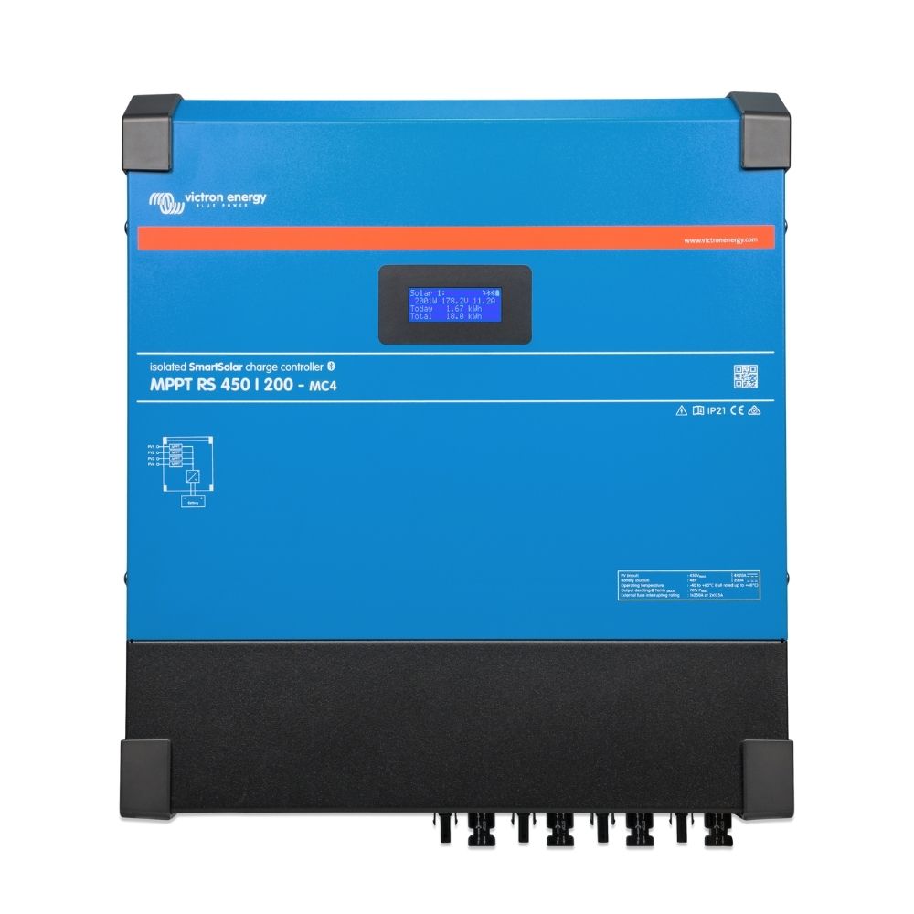 Controler solar Victron SmartSolar MPPT RS 450/200-MC4 pentru incarcare acumulatori