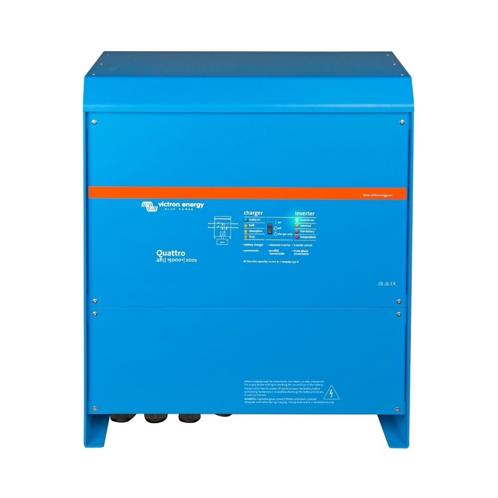 Invertor hibrid monofazat Victron Quattro 48/15000/200-100/100 bidirectional 15 kW