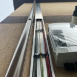 traseu cabluri fotovoltaice în canaleta metalică proiect Ovidiu Victron Energy